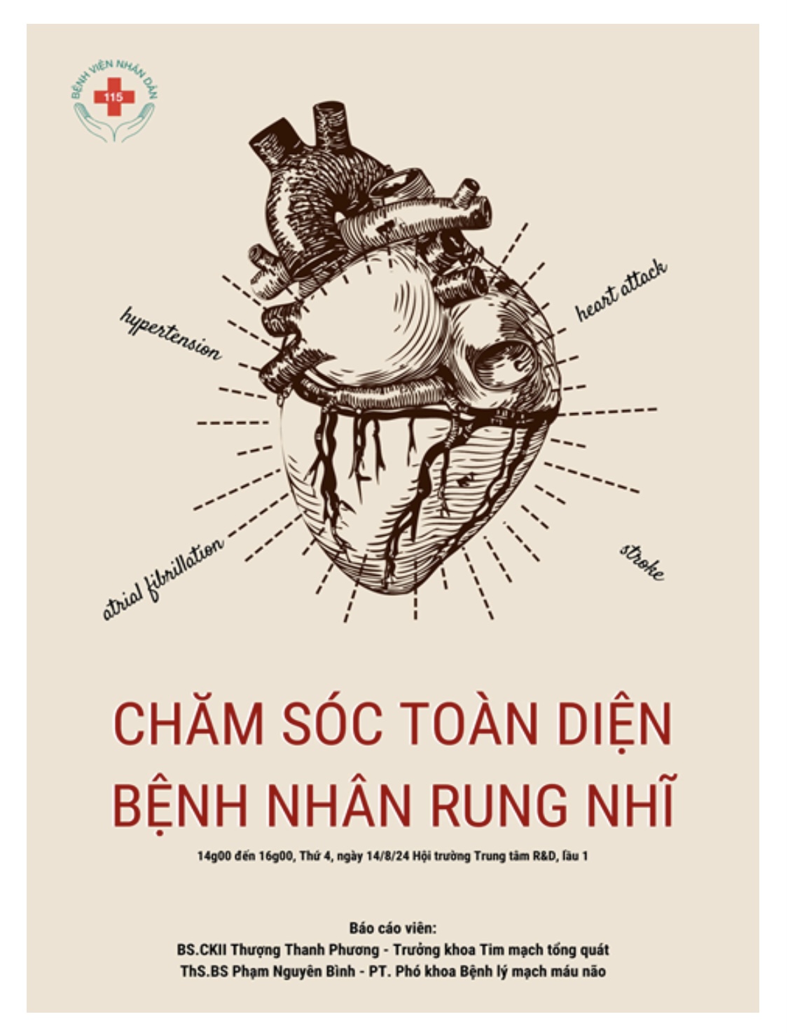 Hội thảo "Chăm sóc và quản lý toàn diện bệnh nhân rung nhĩ"