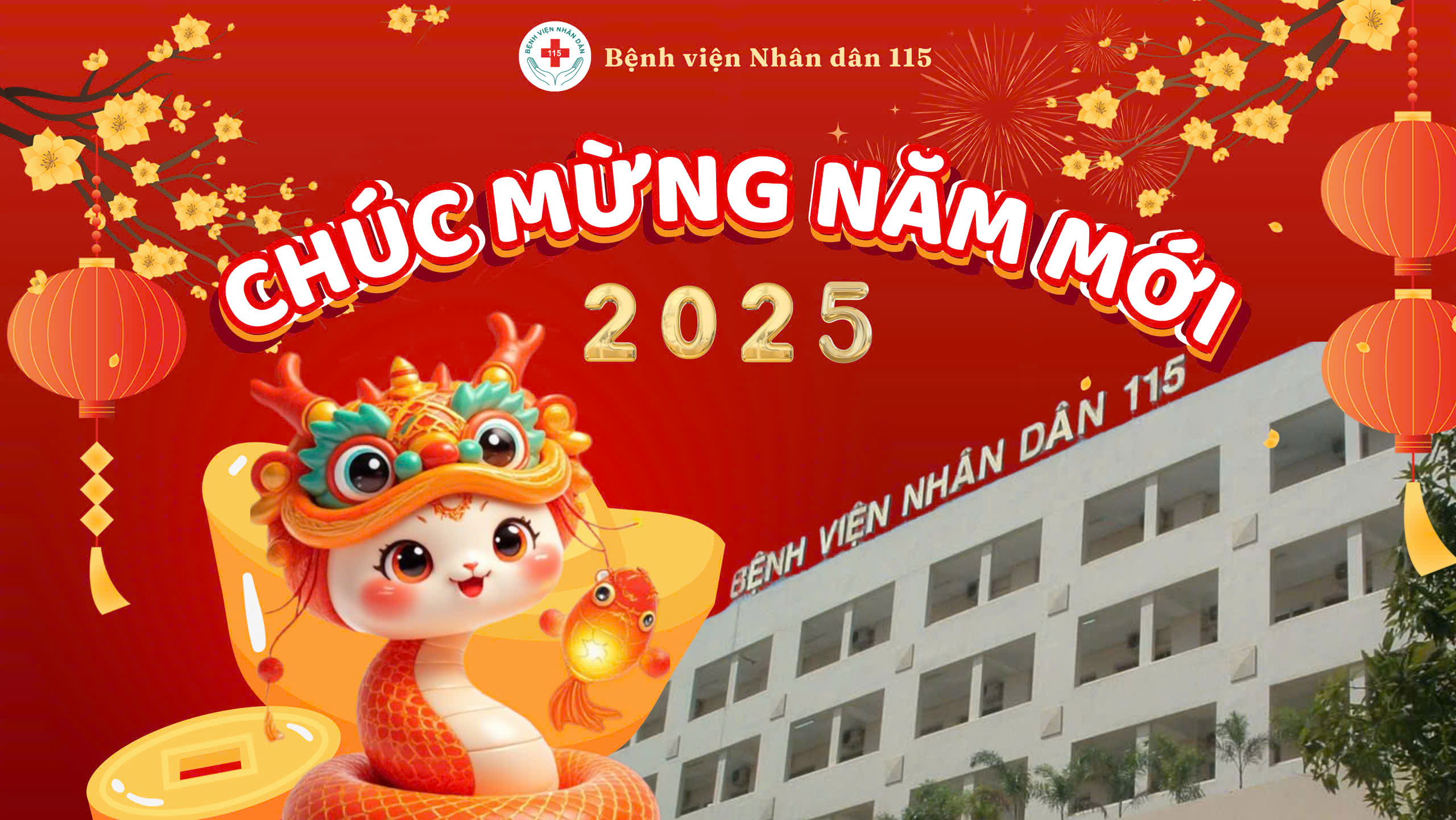 Lịch nghỉ Tết Nguyên đán - Ất Tỵ năm 2025 tại Bệnh viện Nhân dân 115