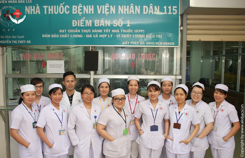 Nhà thuốc - Bệnh viện Nhân Dân 115